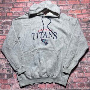 Vintage 90s Y2K NFL Tennessee Titans Hoodie Embroidered Sweatshirt L XL